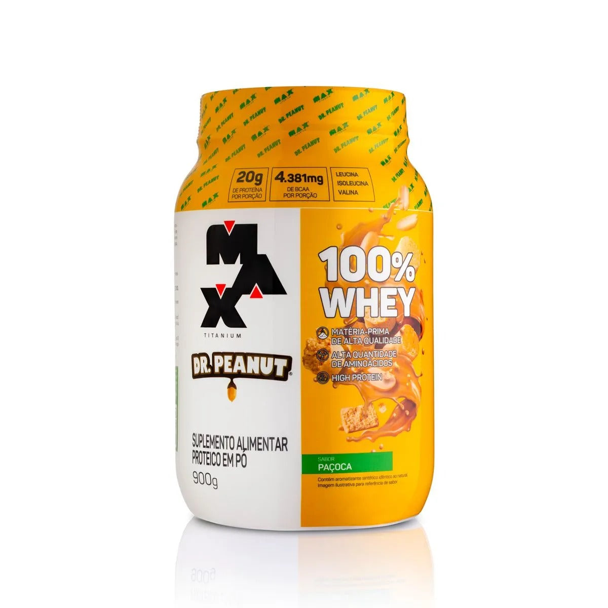 100% WHEY 900G POTE - Todos os sabores