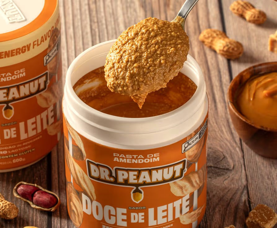 Combo Flavor Fusion - 4 pastas 250g - sabor Doce de Leite, Avelã, Leite em Pó e Cookies & Cream 250g