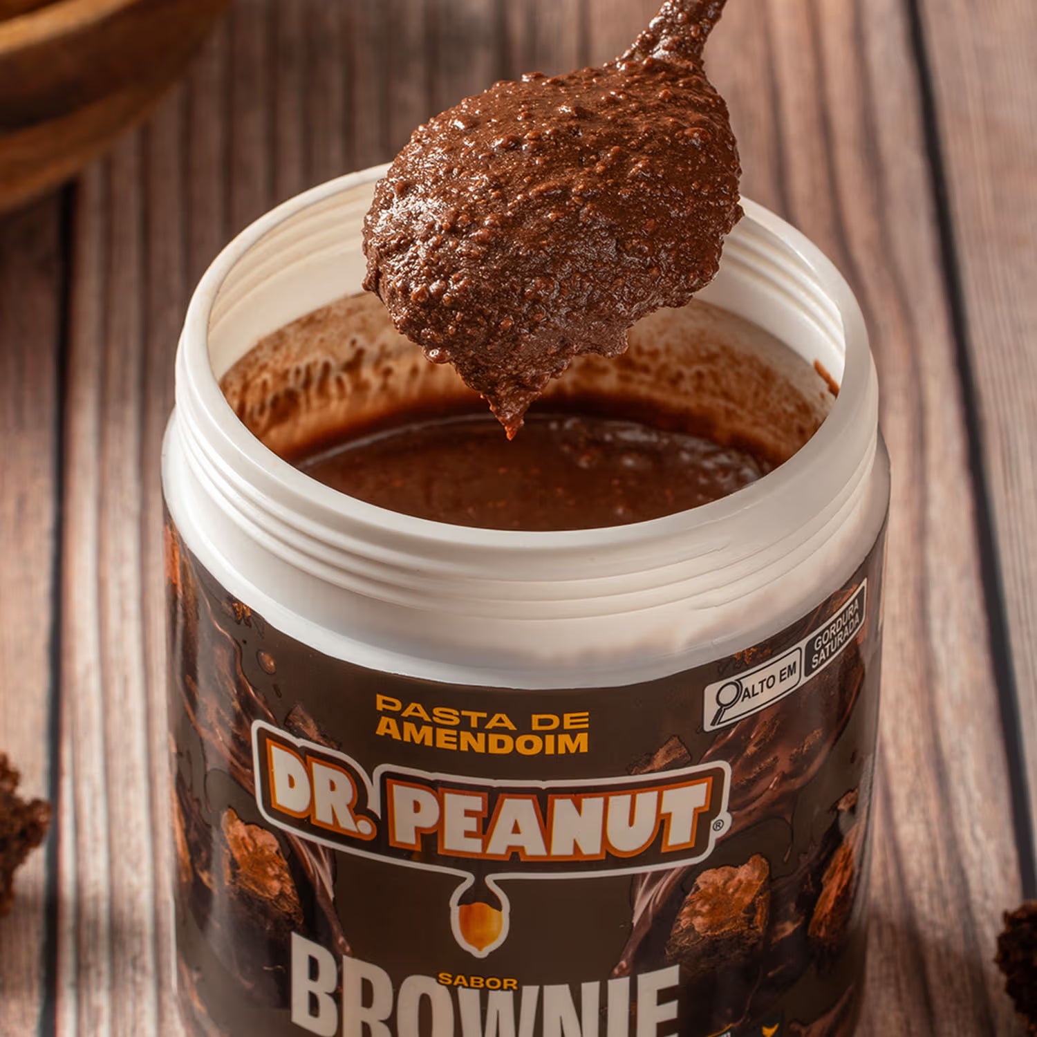 Pasta de amendoim sabor Brownie 250g