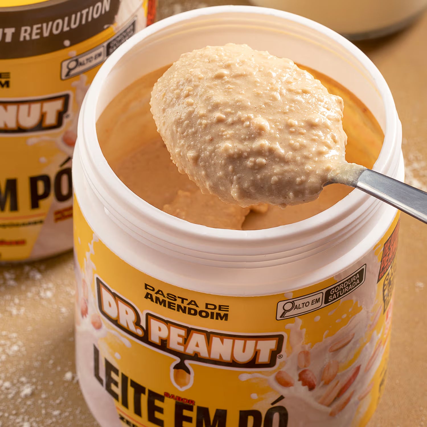 Combo Flavor Fusion - 4 pastas 250g - sabor Doce de Leite, Avelã, Leite em Pó e Cookies & Cream 250g